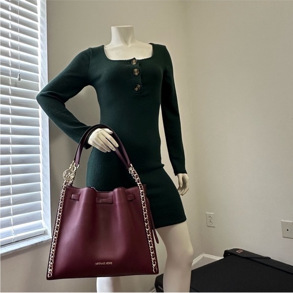 Michael kors Mina Large Chain Shoulder Bag - Picture 5 of 11